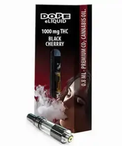 Buy Black-Cherry THC e-Liquid 0.8mls Potent Online UK