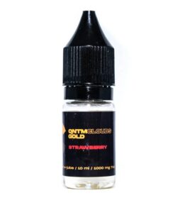 Buy QNTM Clouds Gold THC Vape Liquid Strawberry Online UK