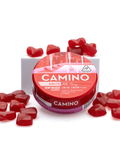 Camino Delta 9 Excite Gummies – Wild Cherry (100 mg Delta 9 THC Total)