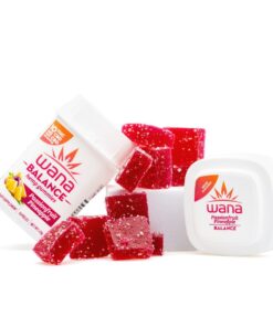 Wana Balance Gummies – Passionfruit Pineapple (300 mg Total Cannabinoids)