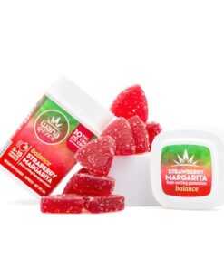 Wana Quick Balance Gummies – Strawberry Margarita (300 mg Total Cannabinoids)
