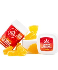 Wana Quick Inspire Gummies – Peach Bellini (300 mg Total Cannabinoids)