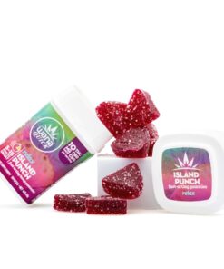 Wana Quick Relax Gummies – Island Punch (300 mg Total Cannabinoids)